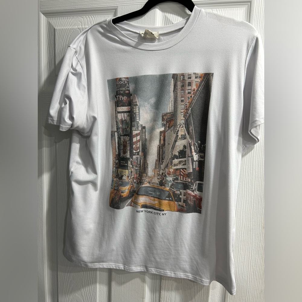 French Pastry White and Gray T-Shirt